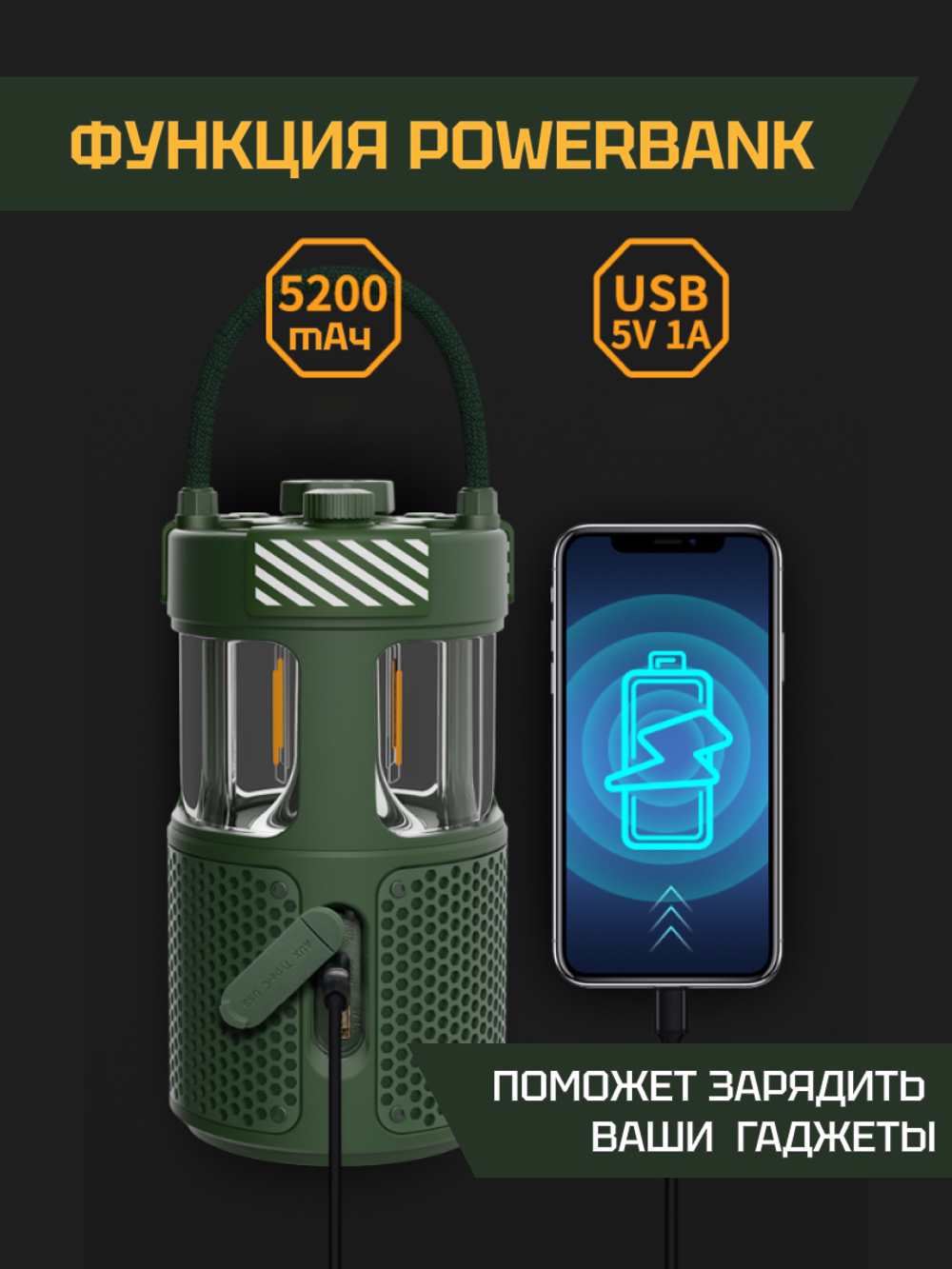 Портативная колонка NowGo F1 Global Black