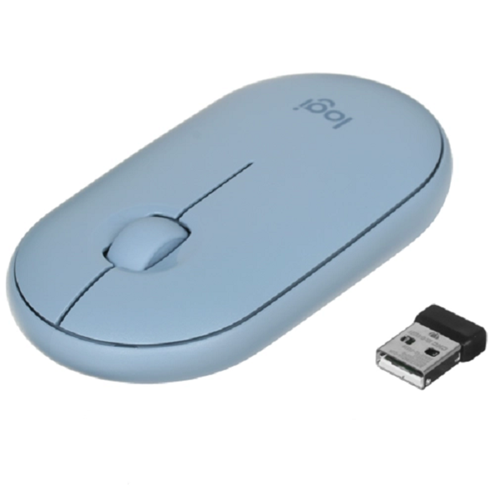 Беспроводная мышь Logitech Pebble M350 Blue (910-006655)