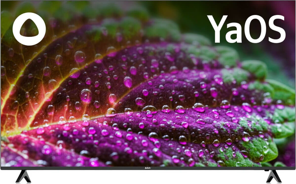 Телевизор QLED BBK 65" 65LED-8249UTS2C-B Yandex TV черный 4K Ultra HD 60Hz