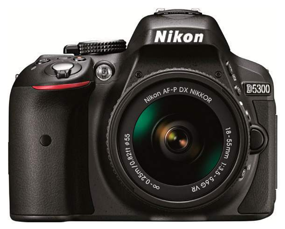Фотоаппарат зеркальный Nikon D5300 18-55mm VR AF-P Black