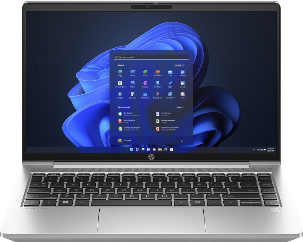 Ноутбук HP 440 G10 серебристый (822Q1UT)