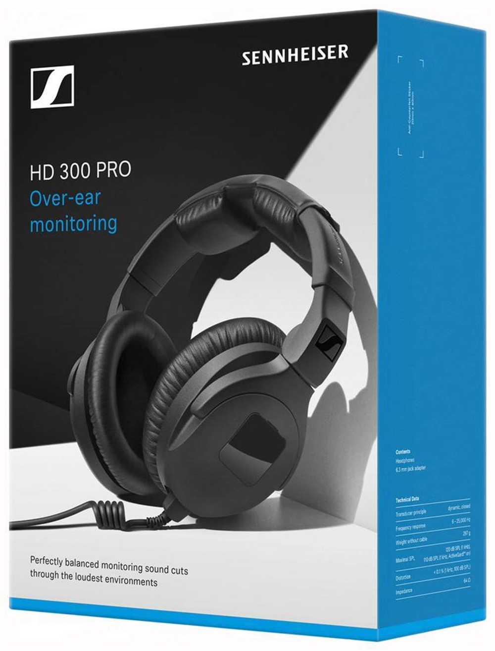 Наушники Sennheiser HD 300 PRO Black