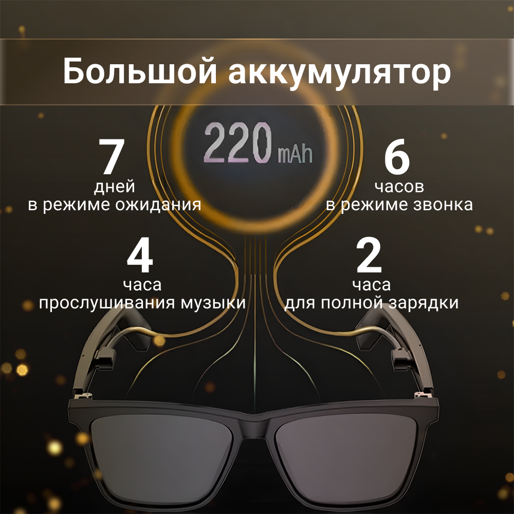 Моно гарнитура ZDK черный (glassesopenear)
