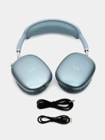 Наушники беспроводные Hoco W35 Air полноразмерные,TWS, Bluetooth 5.3, Голубые