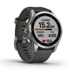 Смарт-часы Garmin Fenix 7S Stainless Steel w/Graphite Band Smart Watch (010-02539-01)