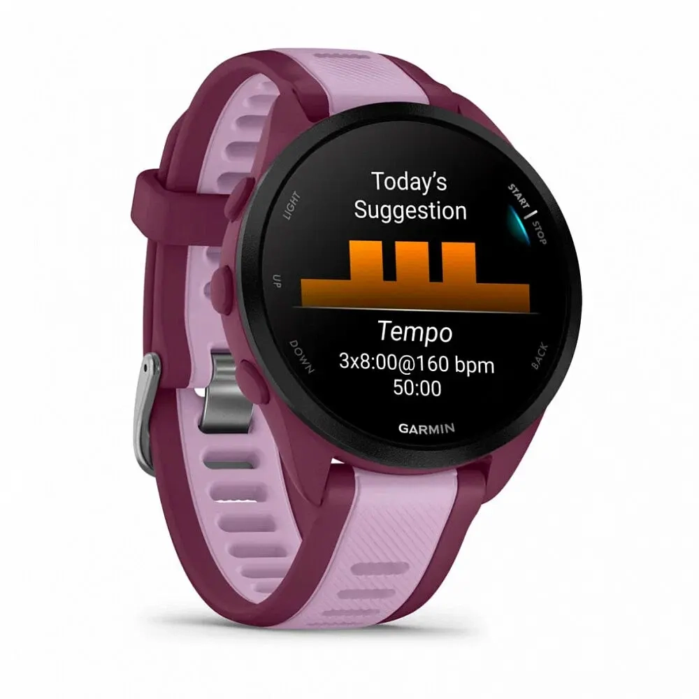 Смарт-часы Garmin Forerunner 165  красный (010-02863-33)