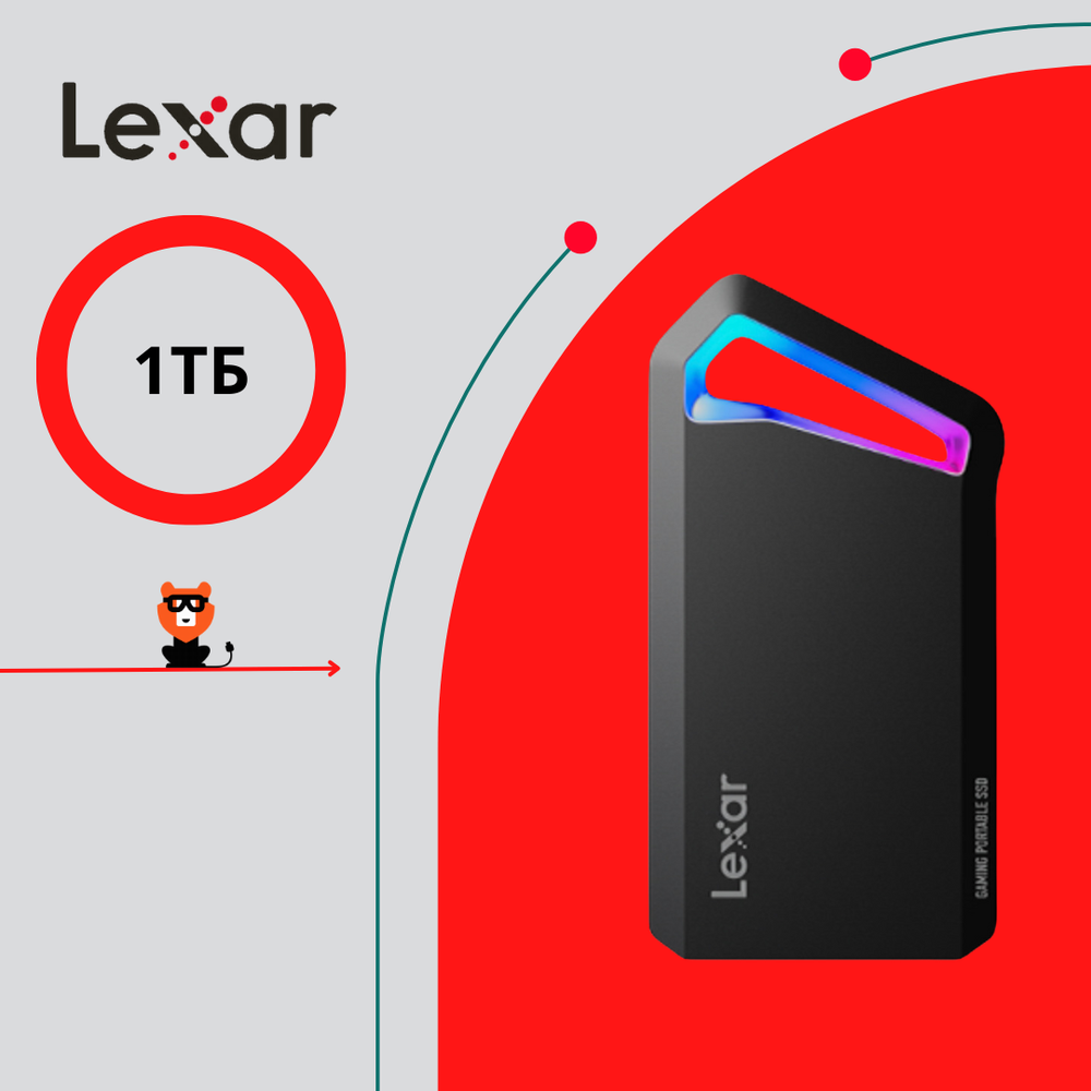 Внешний SSD диск Lexar SL660 Portable SSD 1TB