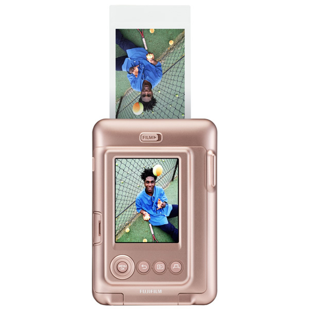 Фотоаппарат моментальной печати Fujifilm Instax Mini Liplay Blush Gold Bundle