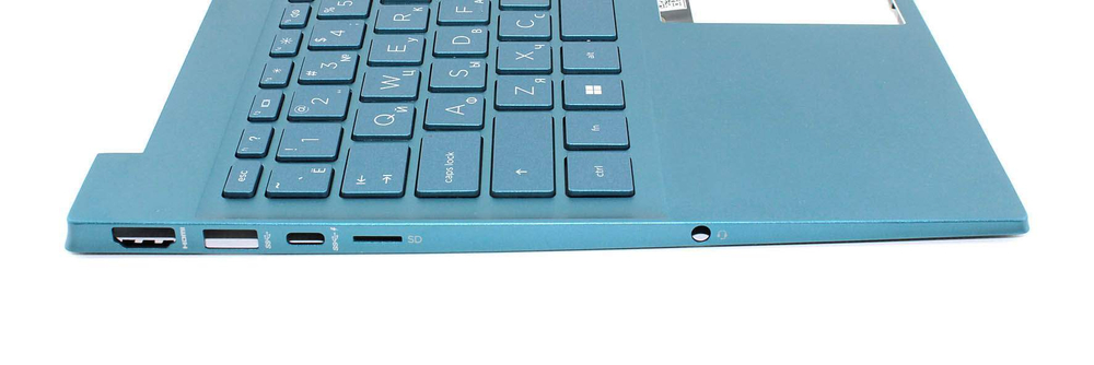 Клавиатура для HP Pavilion 15-EG 15-EH топкейс синий ver.1