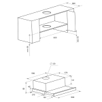 Вытяжка встраиваемая KUPPERSBERG Slimlux II 60 C бежевый