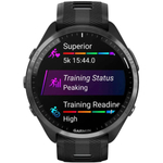 Смарт-часы Garmin Forerunner 965 DLC Titanium Bezel черный (010-02809-80)