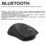 Проводная/беспроводная мышь Delux M800 PRO PAW3395 черный