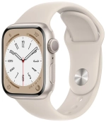 Смарт-часы Apple Watch Series 8 45 мм сияющая звезда M-L спортивный ремешок