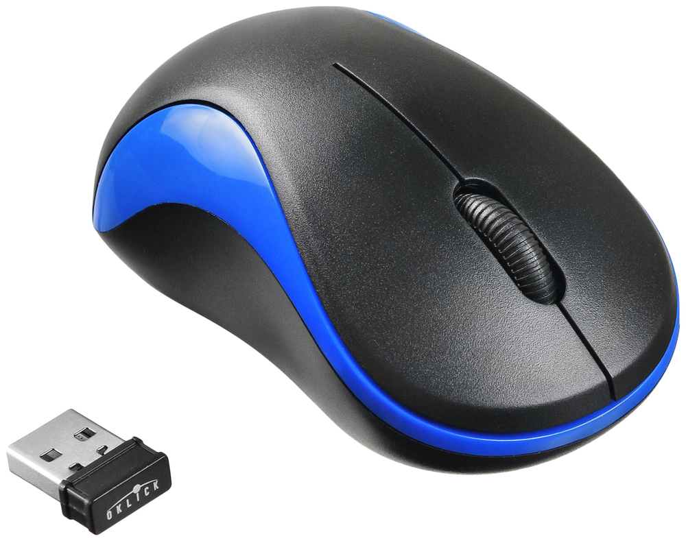 Беспроводная мышь OKLICK 605SW Blue/Black