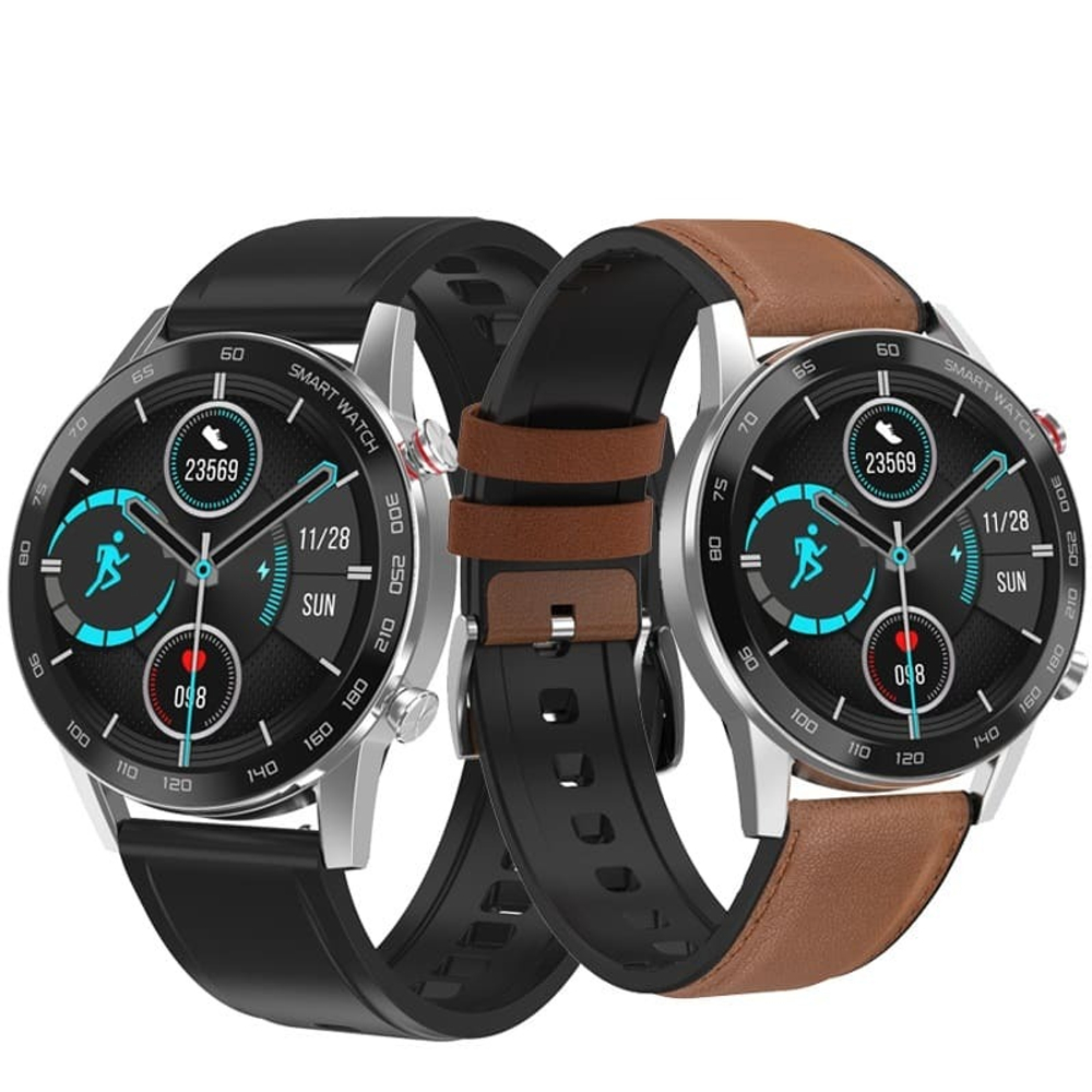 Смарт-часы Smart Watch M18plus GARSline черные (ремешок серый)