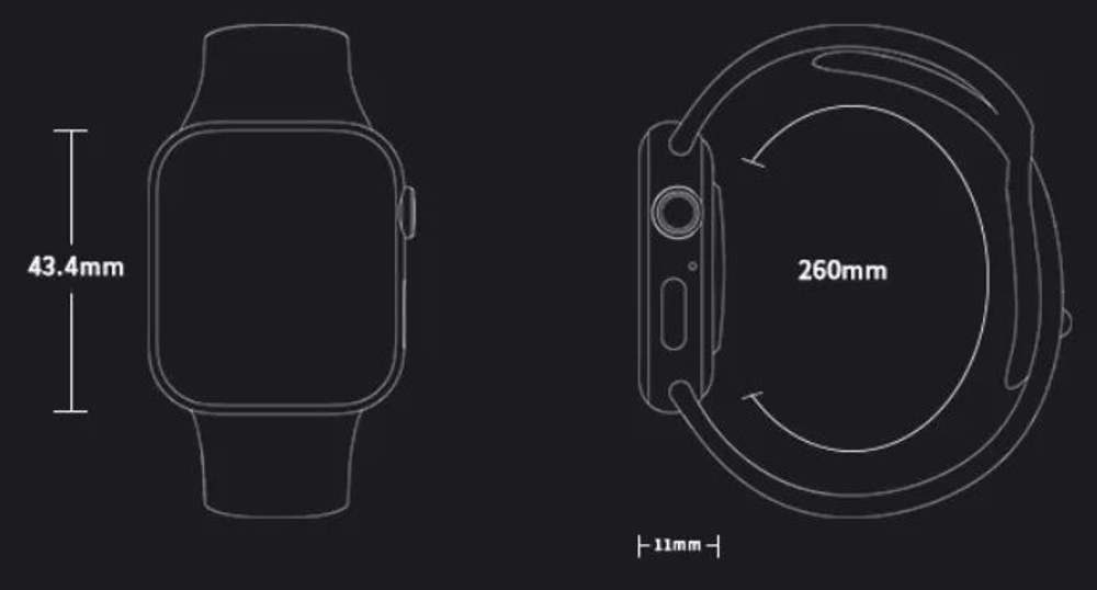 Умные часы Smart Watch HW56 Plus Grey
