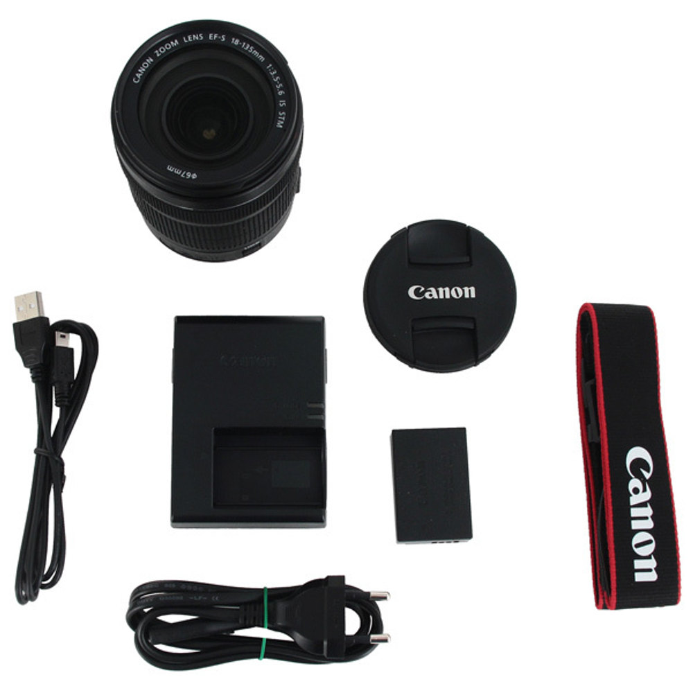Фотоаппарат зеркальный Canon EOS 750D 18-135mm IS STM Black