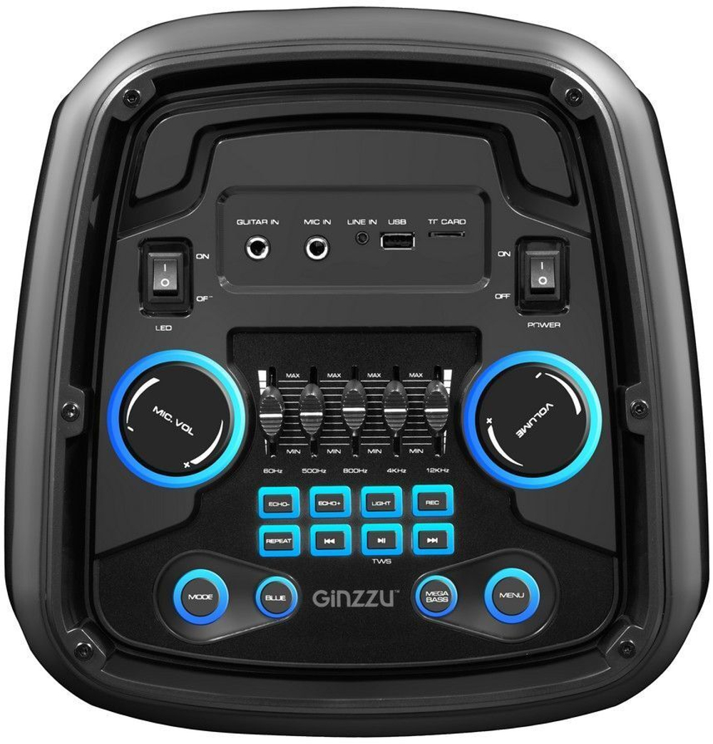 Портативная колонка Ginzzu GM-212 Black