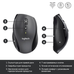Проводная/беспроводная мышь Logitech M705 Silver (910-001949)