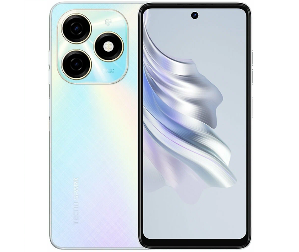Смартфон Tecno Spark 20 8 128Gb Gyber White