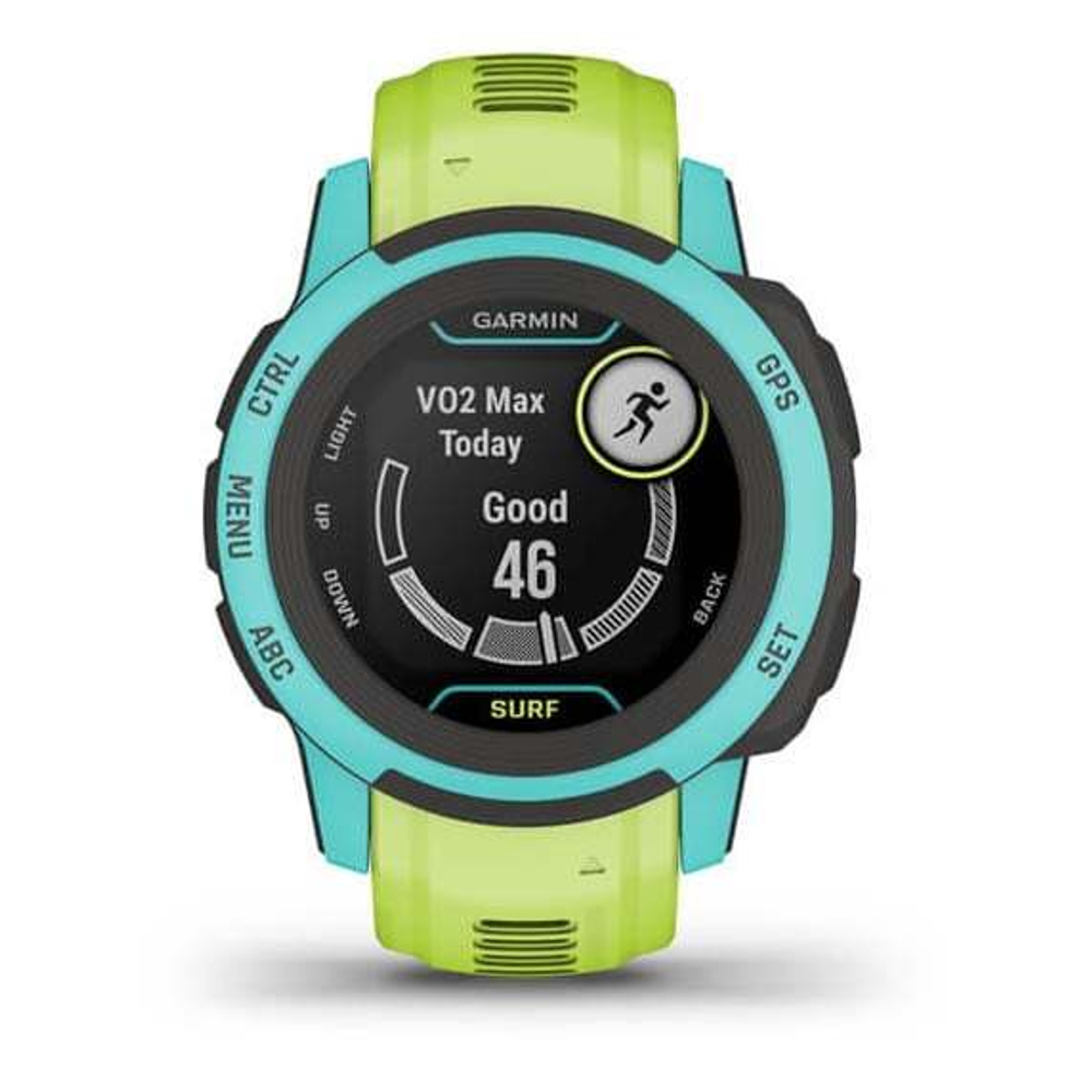 Умные часы Garmin Instinct 2S Surf Waikiki голубой/салатовый