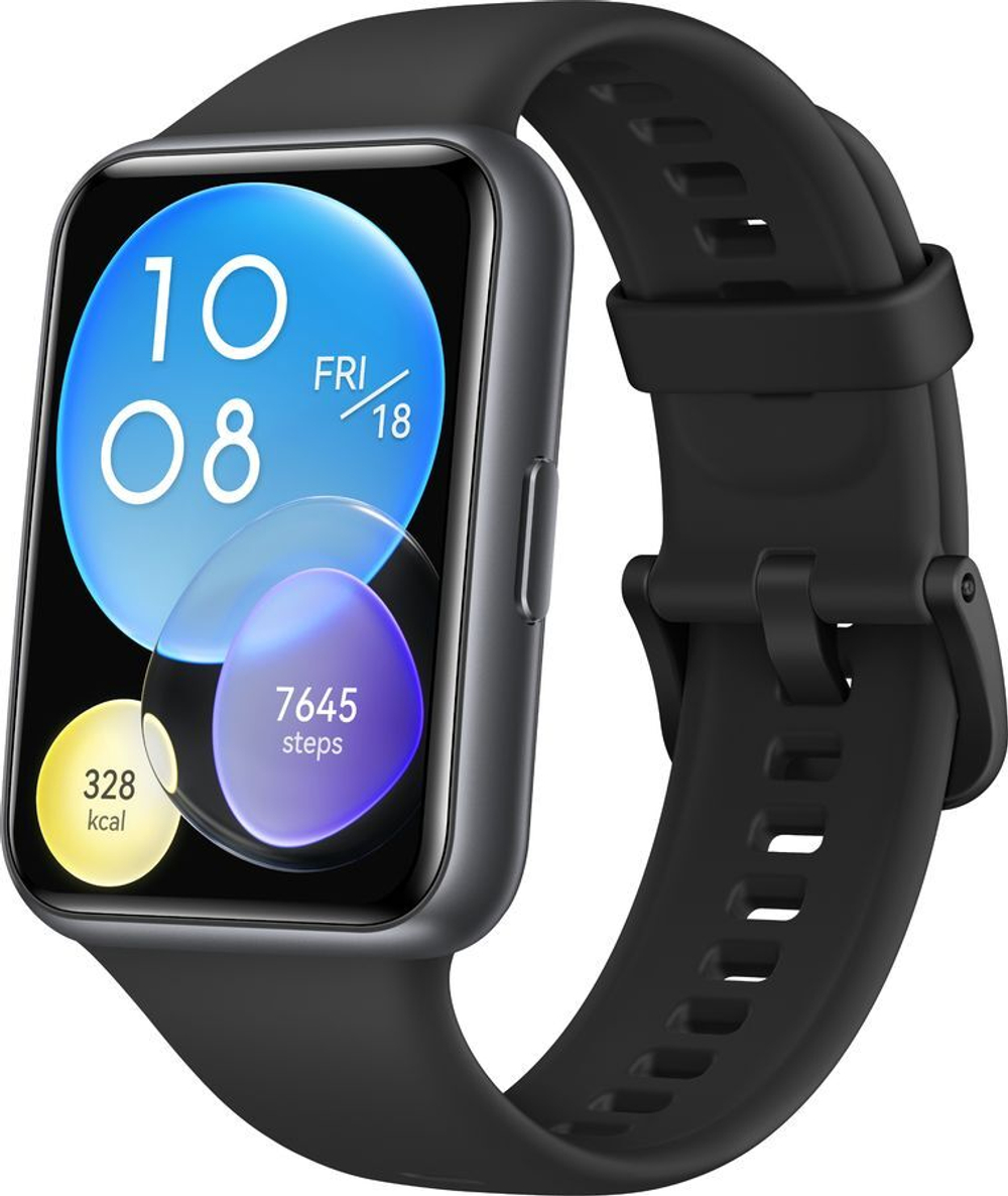 Смарт-часы Fit 2 Midnight Black Silicone Strap, YDA-B09S черный/черный