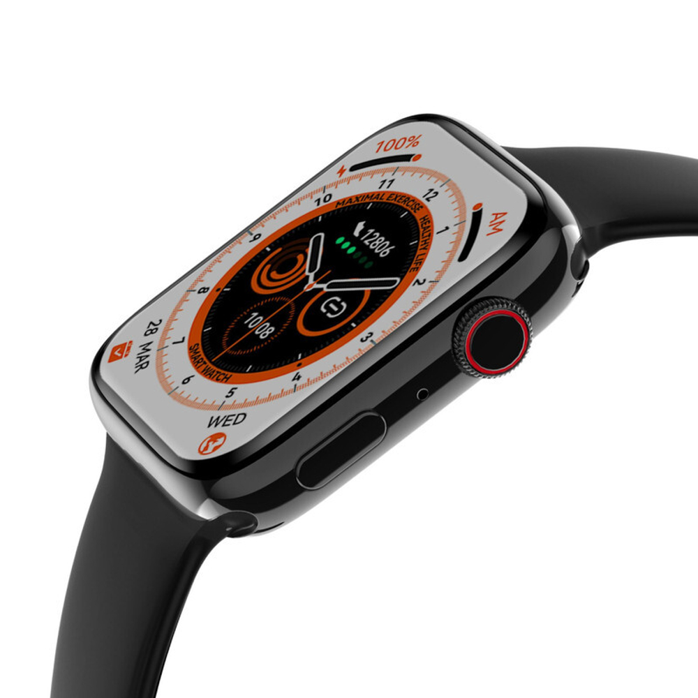 Смарт часы Smart watch x7 plus с полным экраном черные