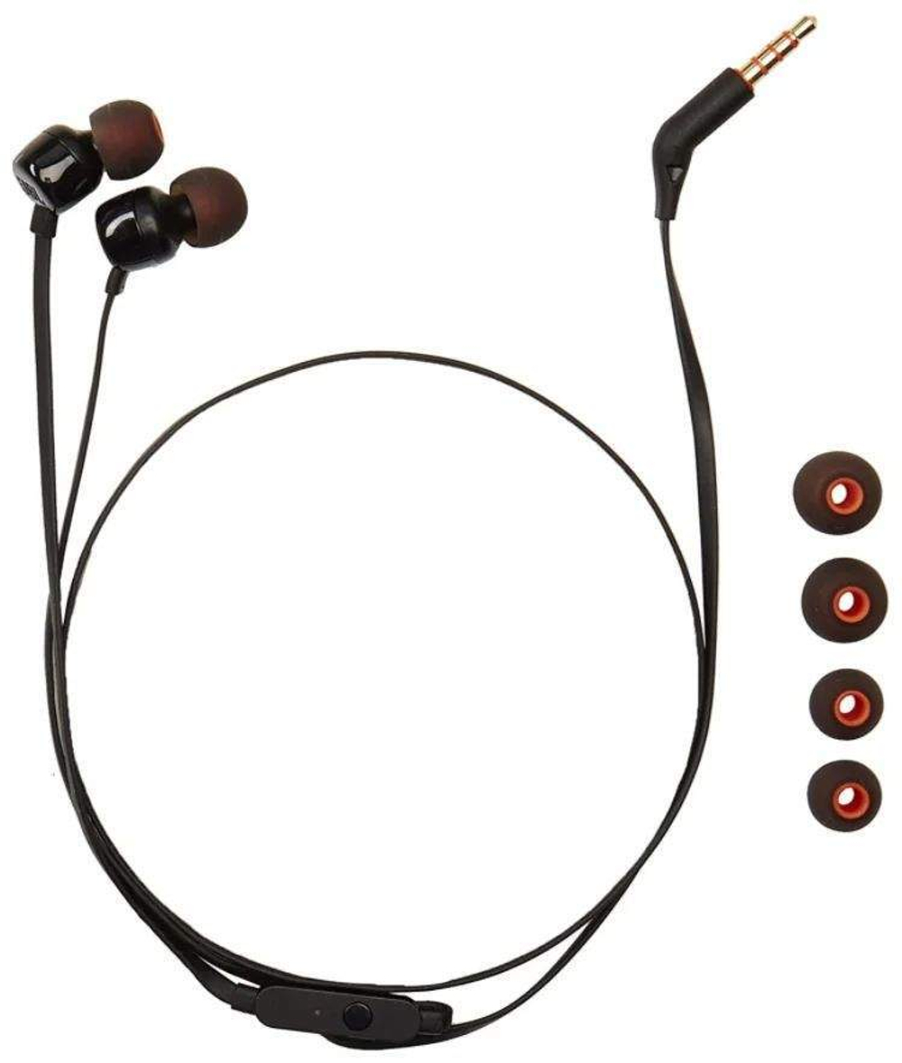 Проводные наушники JBL T110 Black (JBLT110BLK) Black