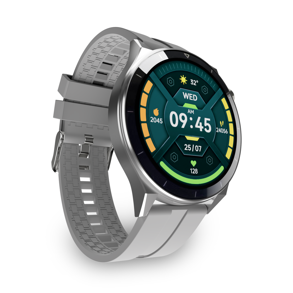 Смарт-часы CaseGuru CGWatch Round, серебристый