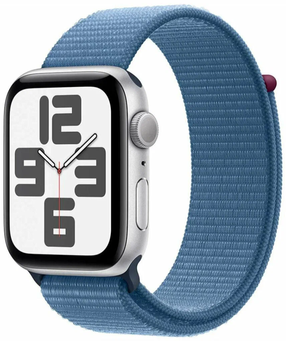 Умные часы Apple Watch SE Gen 2 (2023) GPS + Cellular 40 мм Silver Aluminum Case/Winter Blue Sport Loop