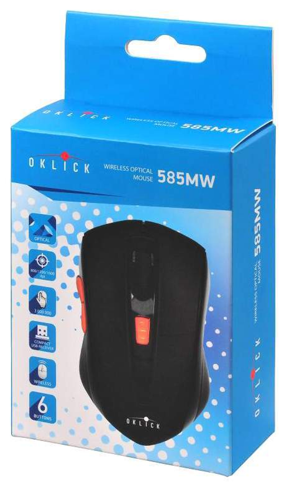 Беспроводная мышь OKLICK 585MW Black