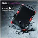 Внешний диск HDD Silicon Power Armor 1TB Orange/Black (SP010TBPHDA30S3K)