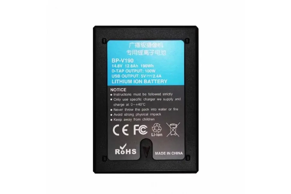 Аккумулятор Ruibo BP-V190 V Mount 14.4V 190WH
