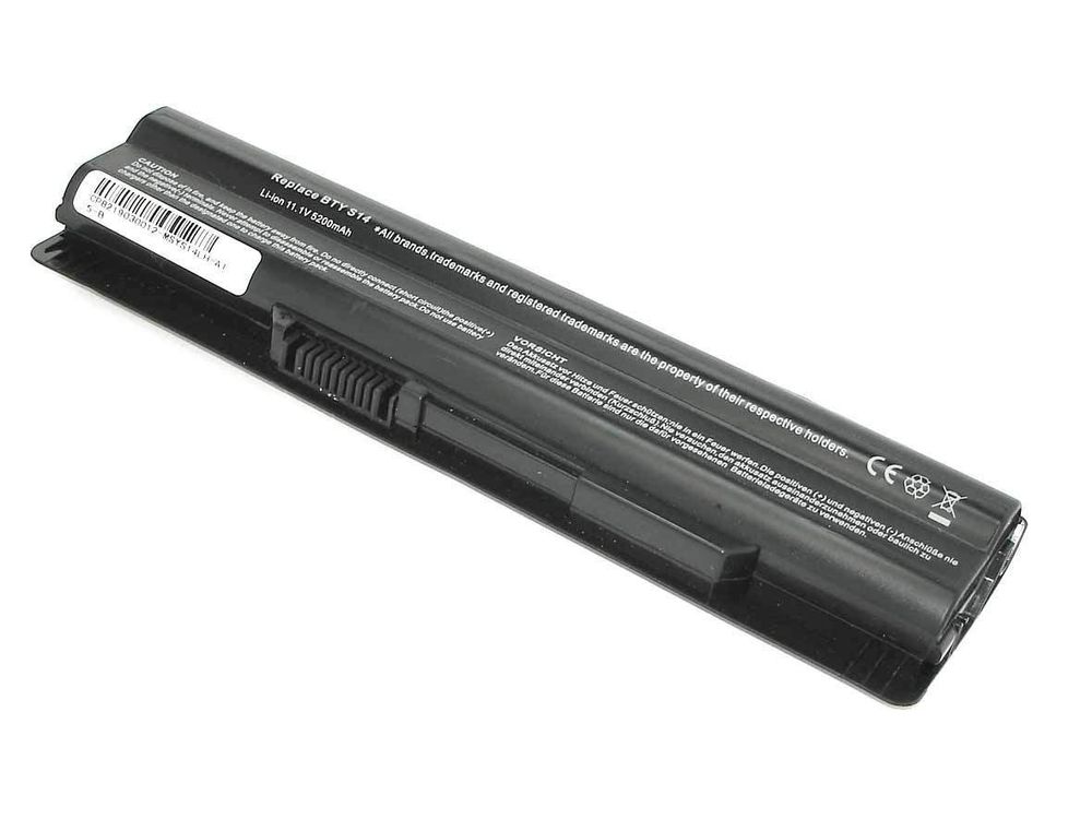 Аккумулятор для ноутбука MSI FX400/FX600 BTY-S14 11.1V 5200mAh OEM Black