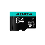 Карта памяти ADATA Micro SDHC 64Гб Premier Pro (AUSDX64GUI3V30SA2-RA1)