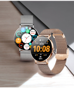 Смарт-часы Смарт часы Lemfo T8-Pro со сверхтонким корпусом золотистый