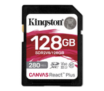 Карта памяти Kingston SDXC Гб SDXC 128GB Canvas React Plus UHS-II V60 (SDR2V6/128GB)