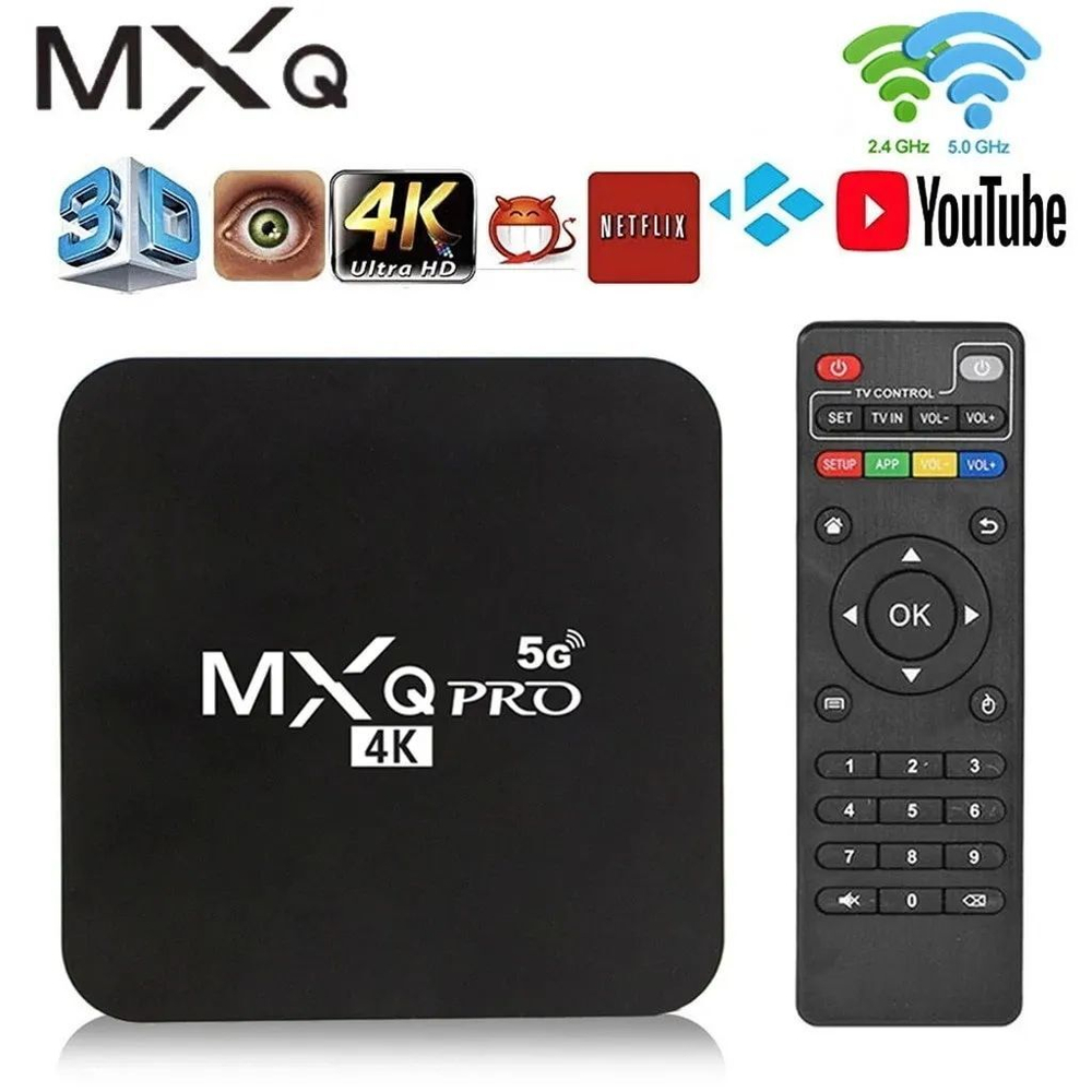 Смарт-приставка MXQ Pro 4K 5G Black