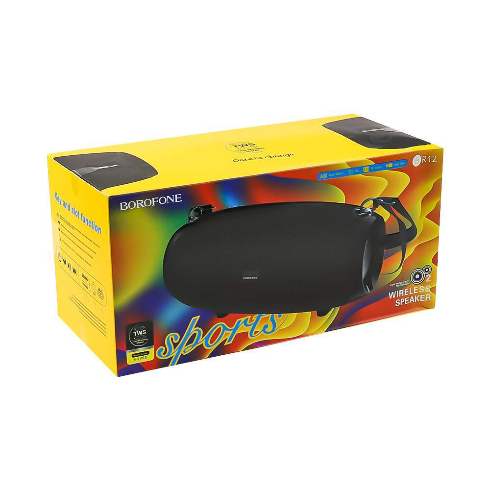 Портатиная колонка Borofone BR12 Amplio Sports TWS (черная)