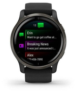 Умные часы Garmin Venu 2 черные/серый безель