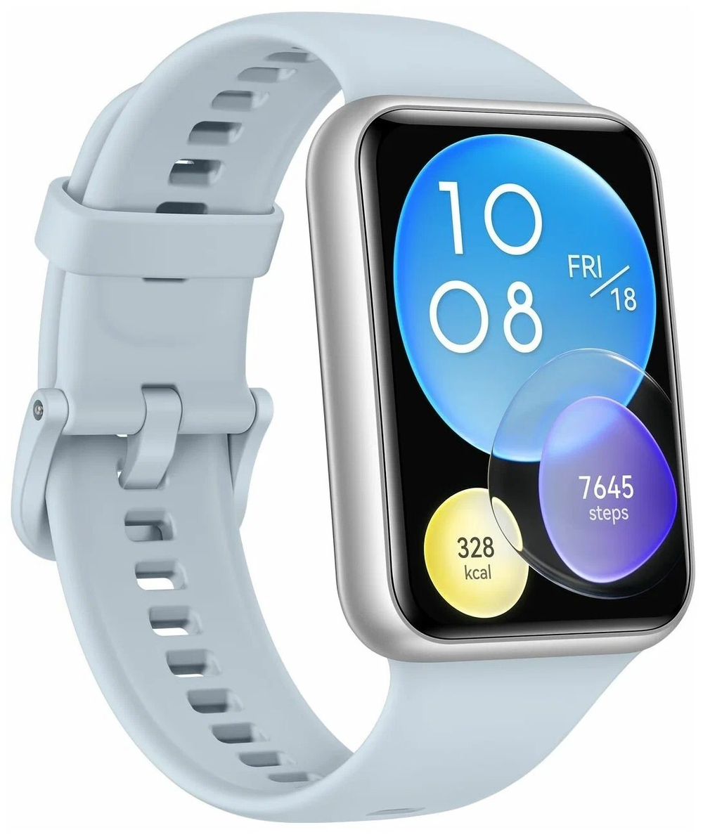 Смарт-часы FIT 2 Active Edition Isle Blue (YDA-B09S) серебристый/голубой