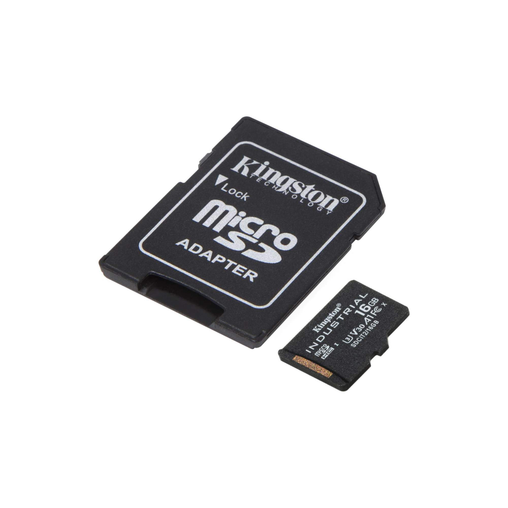 Карта памяти Kingston Industrial 16GB с адаптером, SDCIT2/16GB
