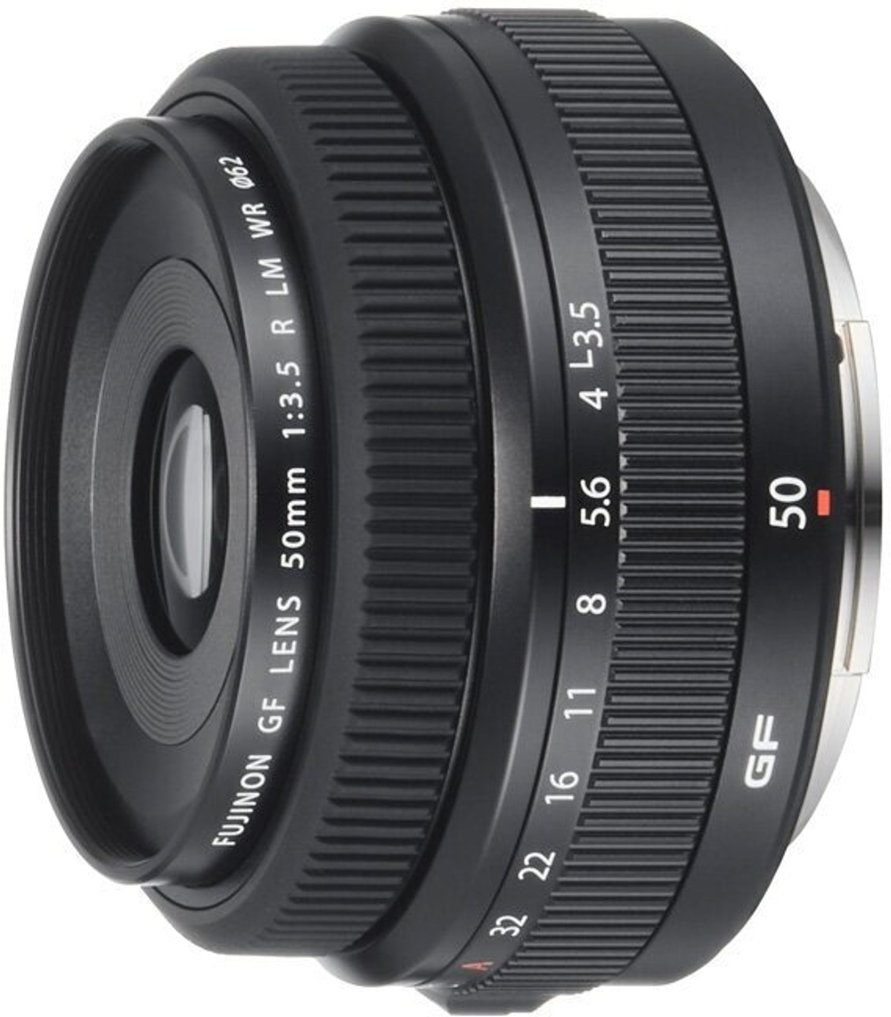 Объектив Fujinon GF 50mm f/3.5 R LM WR черный