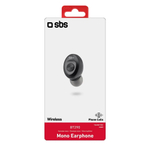 Беспроводная гарнитура SBS Mobile BT290, Bluetooth 5.0, черная (TEEARBT290K)