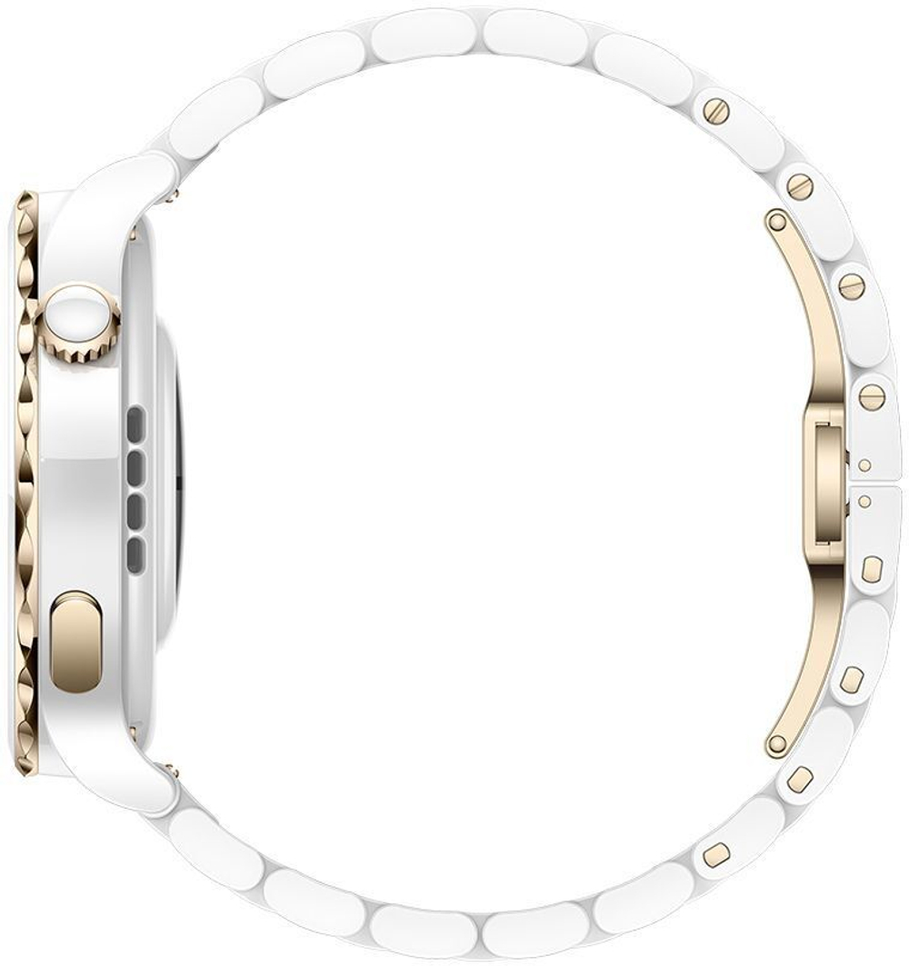 Смарт-часы Huawei Watch GT 3 Pro White Ceramic Strap, FRG-B19 белый/золотой