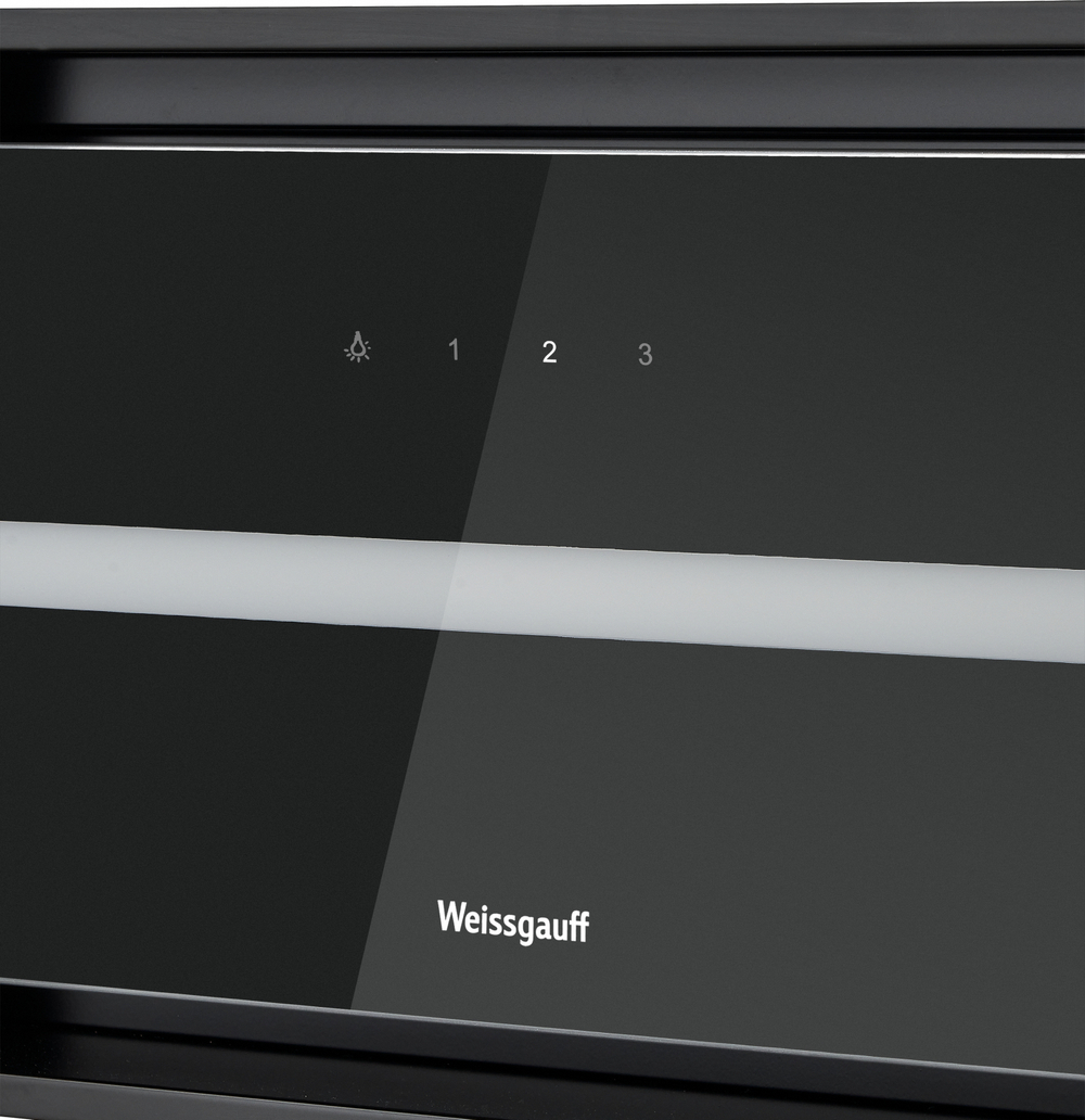 Вытяжка встраиваемая Weissgauff Omega BL черная