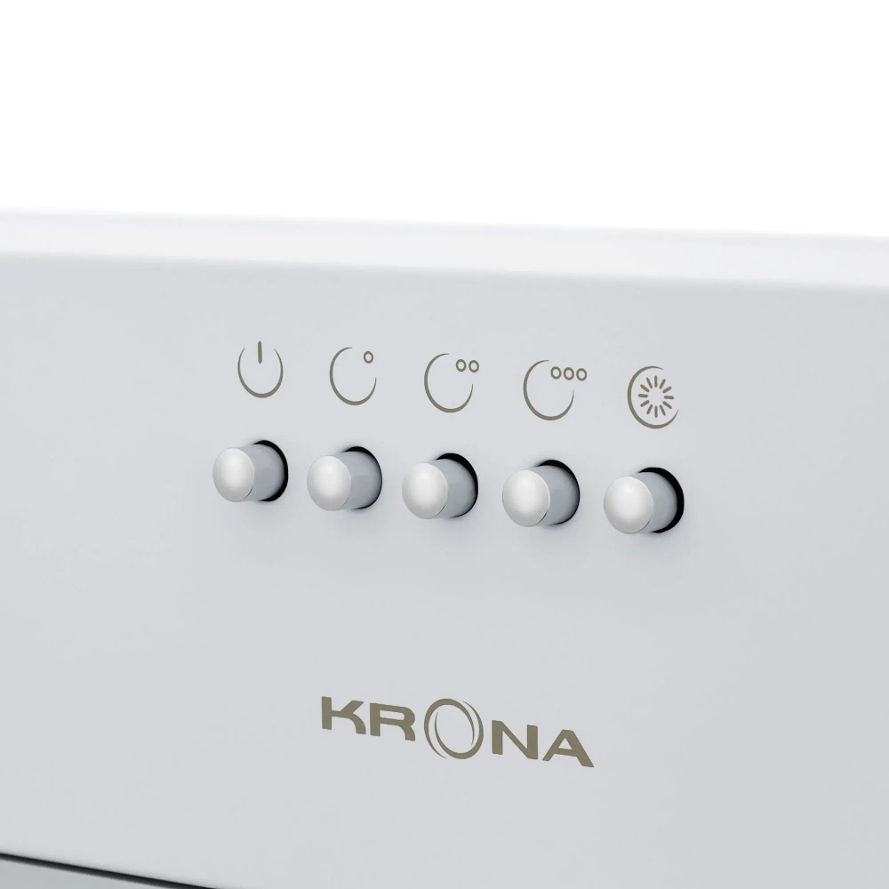 Вытяжка встраиваемая Krona ADEL 600 WHITE PB