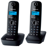 DECT телефон Panasonic KX-TG1612RUH черный, серый