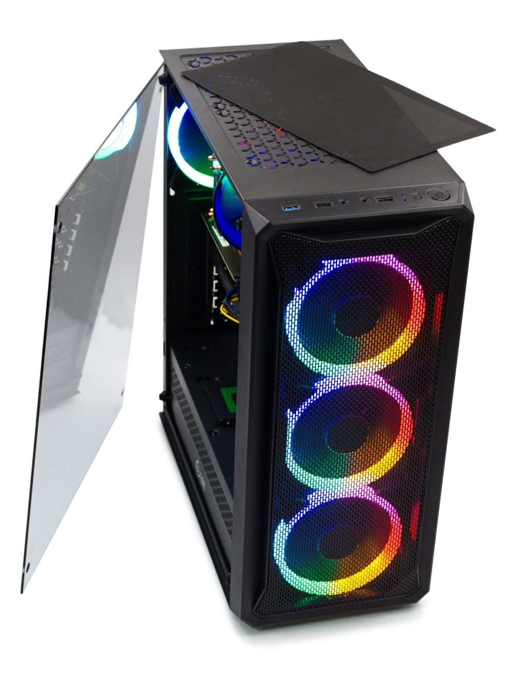 Системный блок D-Tora RGB_WKM_RX580_i3_8G_240SSD_1000HDD