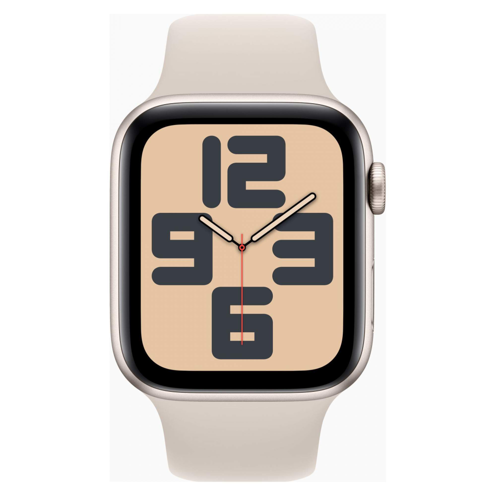 Смарт-часы Apple Watch SE 2 GPS, 44 мм, Starlight Aluminium, Sport Band, S/M, MRE43LL/A